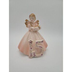 Vintage Josef Originals Applause Era Birthday Girl Angel Fifteenth With Sticker